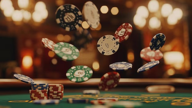Live baccarat dealer at shoko streaming from HD studio with cards displayed